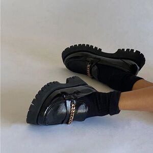 Unisex Patent Loafers